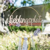 Metallring Deko-Ring beschichtet - Auswahl Farbe und Größe