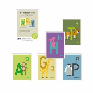 Prickel-Buchstaben Alphabet - A bis Z
