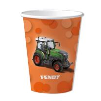 Pappbecher - Traktor Fendt, 10 Stück