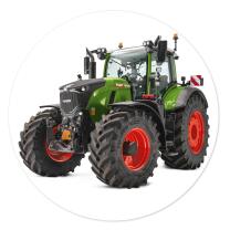 Traktor Fendt - Tortenaufleger aus Esspapier - 20 cm