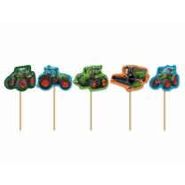 Traktor Party Picker - Muffinpicker, 10 Stück
