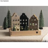 Silikon Gießform Nordic Häuser
