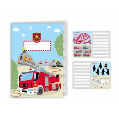 Schreibheft 1. Klasse - Feuerwehr, A5