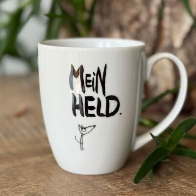 Tasse - Becher  "Mein Held. IMMER." -  eDITION GUTE GEISTER