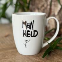 Tasse - Becher  "Mein Held. IMMER." -  eDITION...