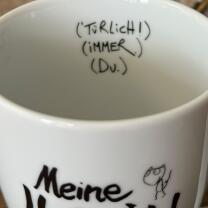 Tasse - Becher  "Meine Heldin" -  eDITION GUTE...