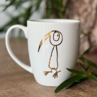 Tasse - Becher Gold  "Läuft" -  eDITION GUTE GEISTER