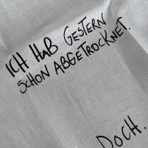 Geschirrtuch  "Streiktuch" -  eDITION GUTE GEISTER