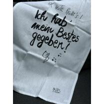 Geschirrtuch  "Für heute reichts" -...