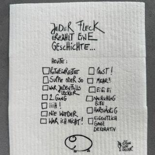 Wischtücher 3er-Set  "Wischgeschichten" -  eDITION GUTE GEISTER