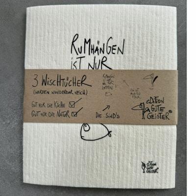 Wischtücher 3er-Set  "Lappenparade" -  eDITION GUTE GEISTER