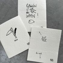 Wischtücher 3er-Set  "Lappenparade" -...