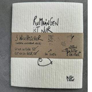 Wischtücher 3er-Set  "Lappenparade" -  eDITION GUTE GEISTER