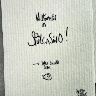 Wischtücher 3er-Set  "Spülcasino" -  eDITION GUTE GEISTER