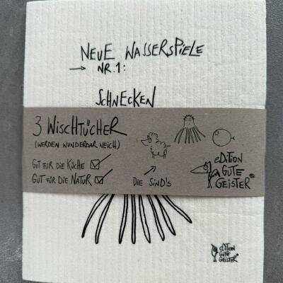 Wischtücher 3er-Set  "Wasserspiele" -  eDITION GUTE GEISTER