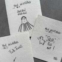 Wischtücher 3er-Set  "Wasserspiele" -...