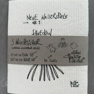 Wischtücher 3er-Set  "Wasserspiele" -  eDITION GUTE GEISTER