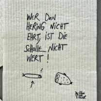 Wischtücher 3er-Set  "Fisch-Weisheiten" -  eDITION GUTE GEISTER