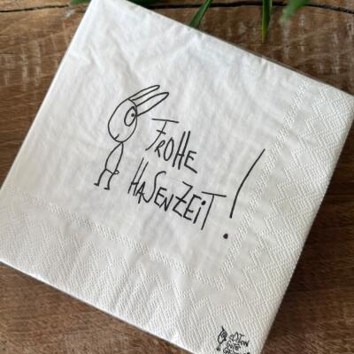 Servietten  "Hasenzeit" -  eDITION GUTE GEISTER