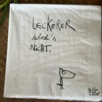 Servietten  "Leckerer wirds nicht" -  eDITION...