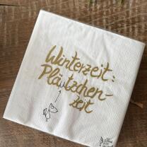 Servietten  "Pläuzchenzeit" -  eDITION...