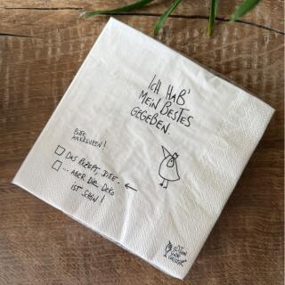 Servietten  "Mein Bestes" -  eDITION GUTE GEISTER