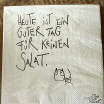 Servietten  "Mal keinen Salat" -  eDITION GUTE...