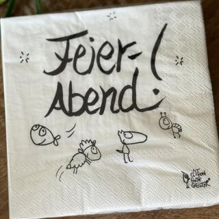 Servietten  "Feier-Abend" -  eDITION GUTE GEISTER