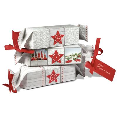 Ursus Adventskalender - Set Geschenkboxen "Rustic"