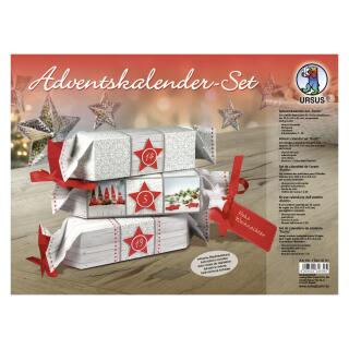 Ursus Adventskalender - Set Geschenkboxen "Rustic"