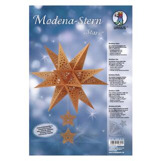 Ursus Modena - Stern Set "Stars" kupfer 35,5 cm Metallic-Effekt (34680000)