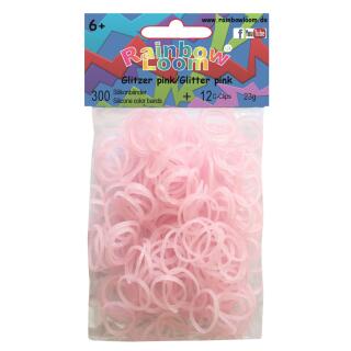 Rainbow Loom® Glitzer pink