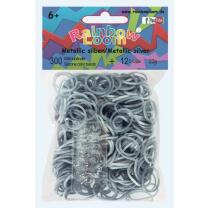 Rainbow Loom® metallic silber