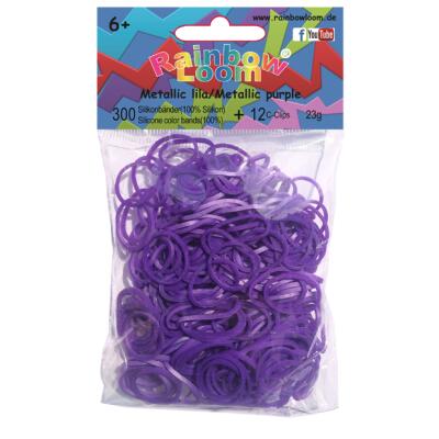 Rainbow Loom® metallic lila