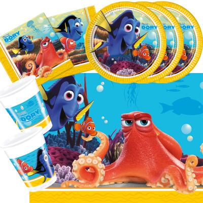 37-teiliges Party-Set Findet Dory - Nemo - für 8 Kinder