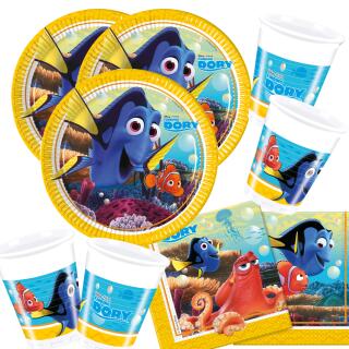 52-teiliges Party-Set Findet Dory - Nemo - für 16 Kinder