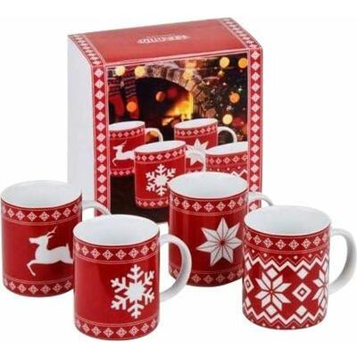 Becher Set 4-tlg. - Christmas Time – im Geschenkkarton