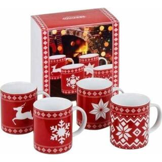Becher Set 4-tlg. - Christmas Time – im Geschenkkarton