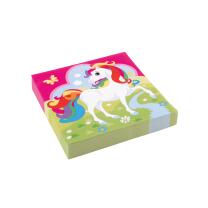 36-teiliges Party-Set Einhorn (Amscan) - Unicorn - Teller Becher Servietten für 8 Kinder