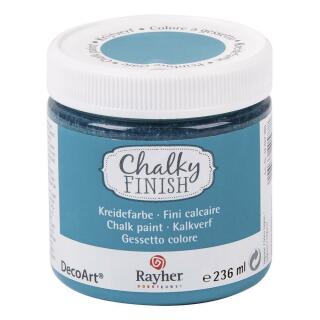 Rayher Chalky Finish Kreidefarbe 236 ml - Farbauswahl Nr. 390 lagune