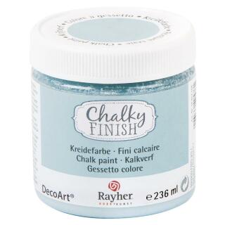 Rayher Chalky Finish Kreidefarbe 236 ml - Farbauswahl Nr. 566 blaugrau