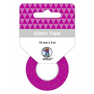 Ursus Glitter tape Glitzerband Klebeband 15 mm x 5 m * Auswahl pink (13)