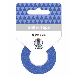 Ursus Glitter tape Glitzerband Klebeband 15 mm x 5 m * Auswahl königsblau (17)