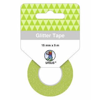 Ursus Glitter tape Glitzerband Klebeband 15 mm x 5 m * Auswahl hellgrün (18)