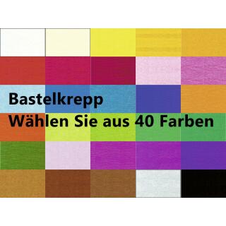 Ursus Bastelkrepp 250 x 50 cm gerollt, Krepp-Papier * Auswahl