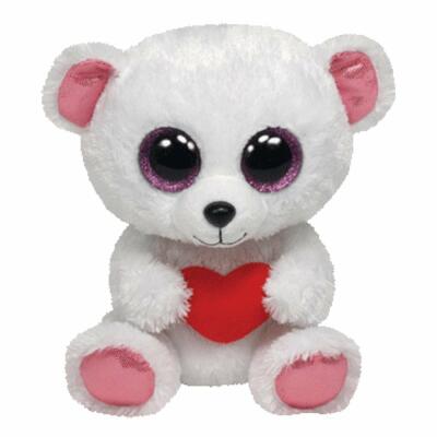 Ty Beanie Boos Polarbär - Sweetly mit Herz 15 cm