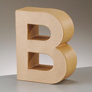 PappArt Buchstaben Zahlen, & und @ aus Pappe  17,5 cm hoch *Auswahl B