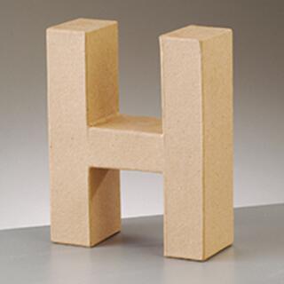 PappArt Buchstaben Zahlen, & und @ aus Pappe  17,5 cm hoch *Auswahl H