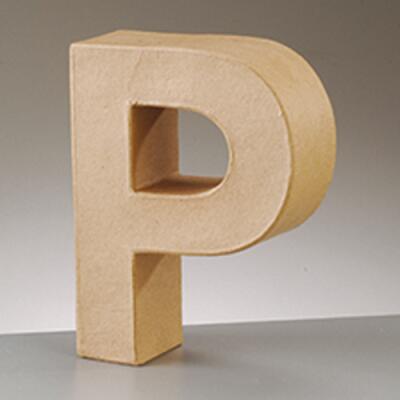 PappArt Buchstaben Zahlen, & und @ aus Pappe  17,5 cm hoch *Auswahl P