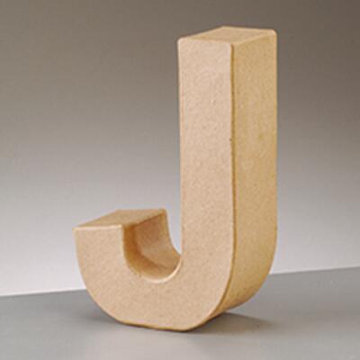 PappArt Buchstaben Zahlen, & und @ aus Pappe  17,5 cm hoch *Auswahl J